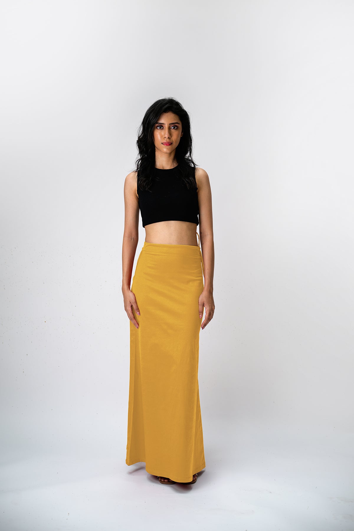 IT'S ME by Sandhya Malkud - Gold Beige Underskirt