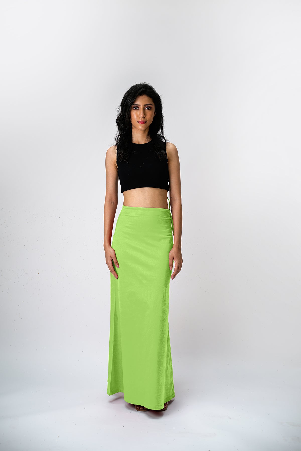 IT'S ME by Sandhya Malkud - Light Green Underskirt
