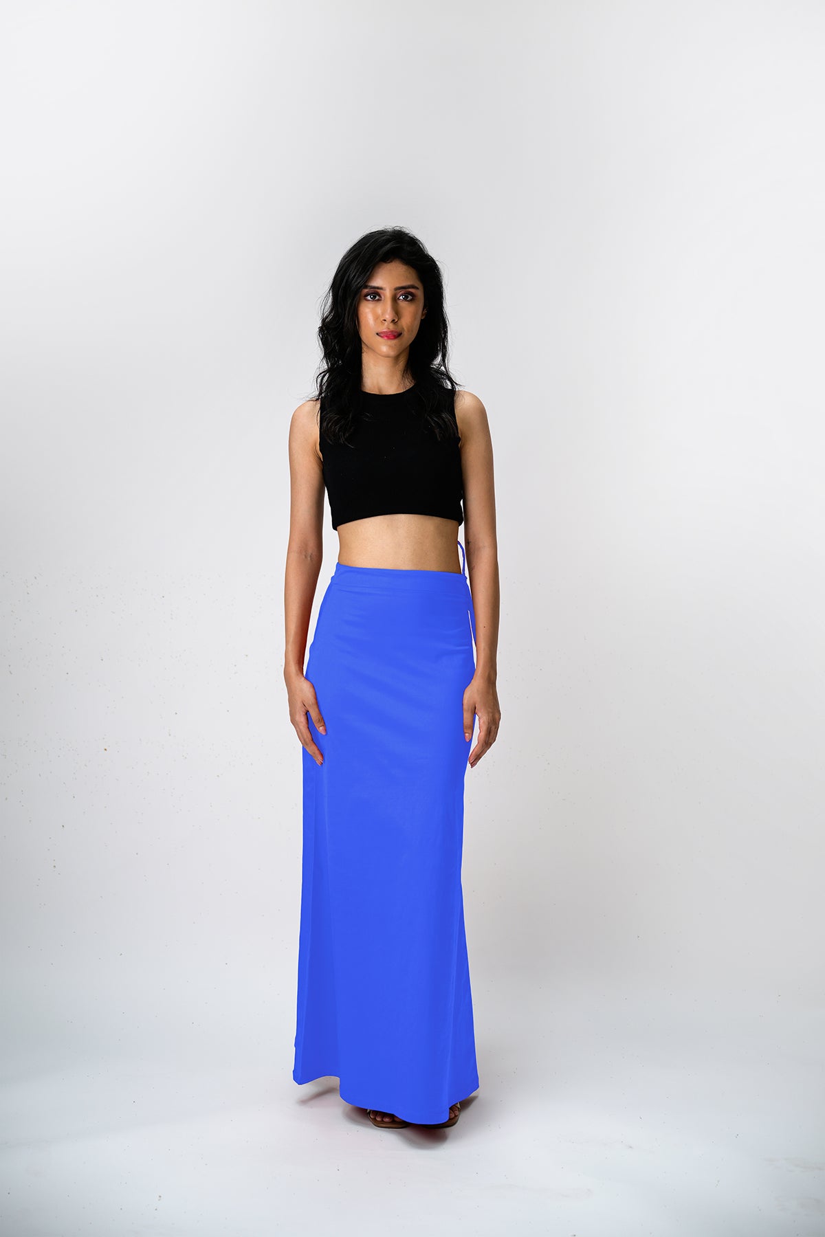 IT'S ME by Sandhya Malkud - Bright Blue Underskirt
