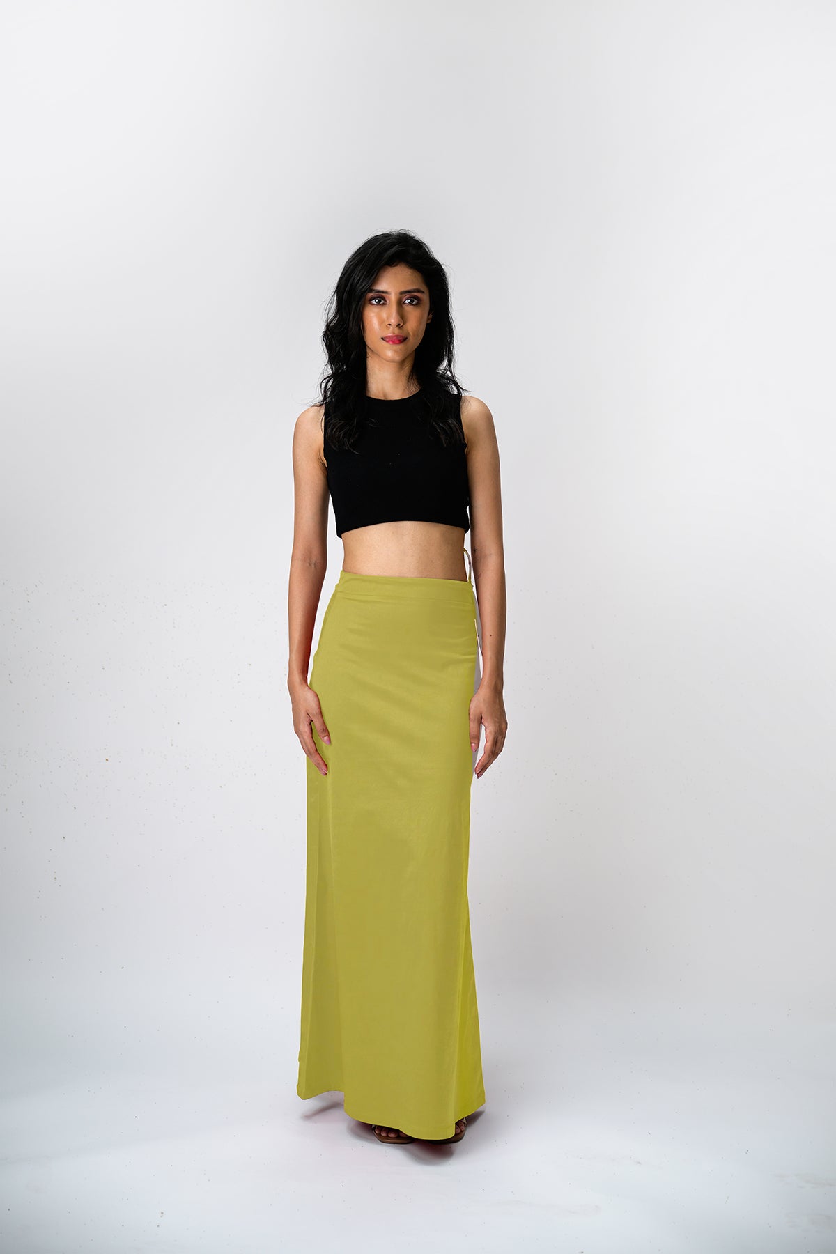 IT'S ME by Sandhya Malkud - Yellow Green Underskirt