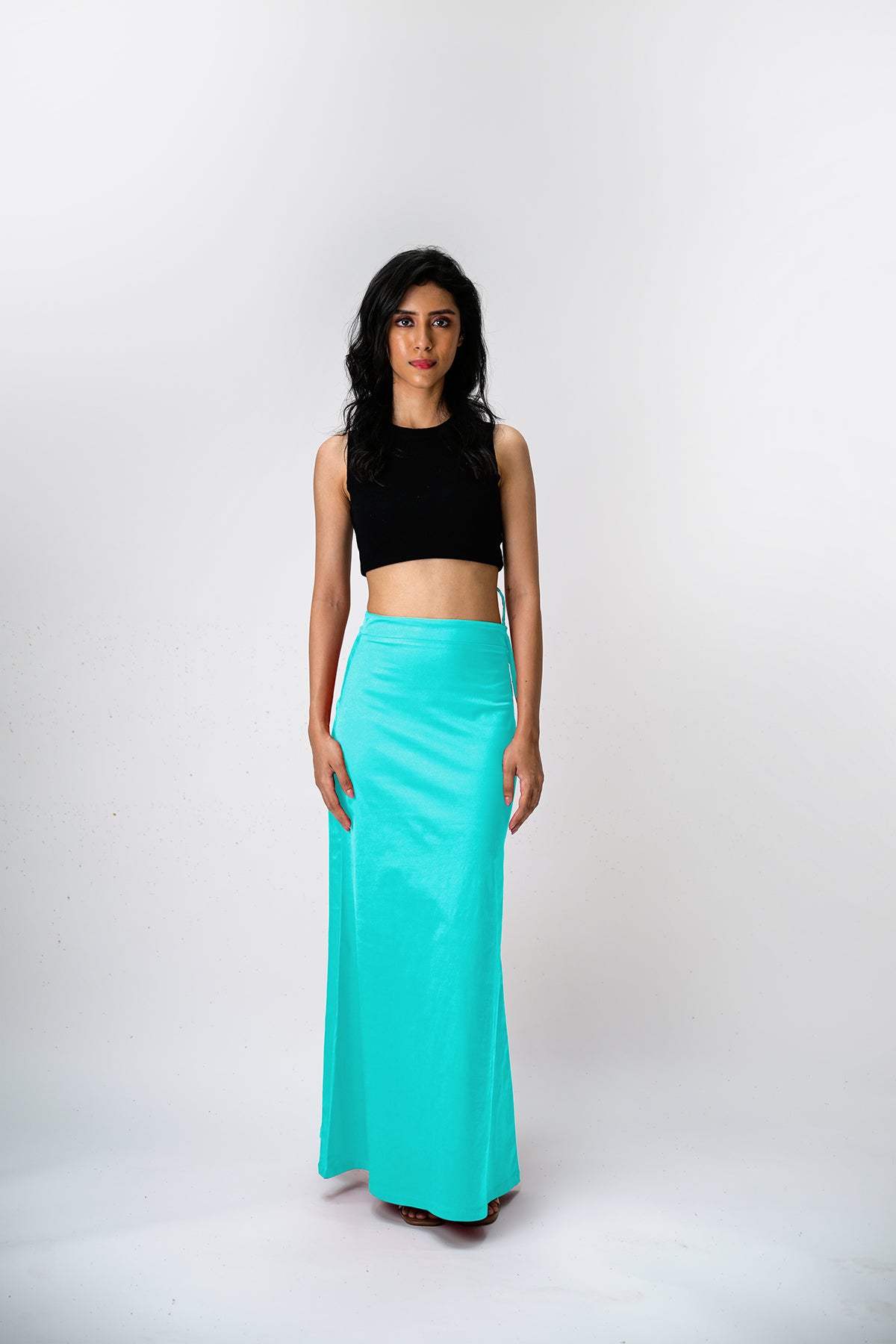 IT'S ME by Sandhya Malkud - Light Teal Underskirt