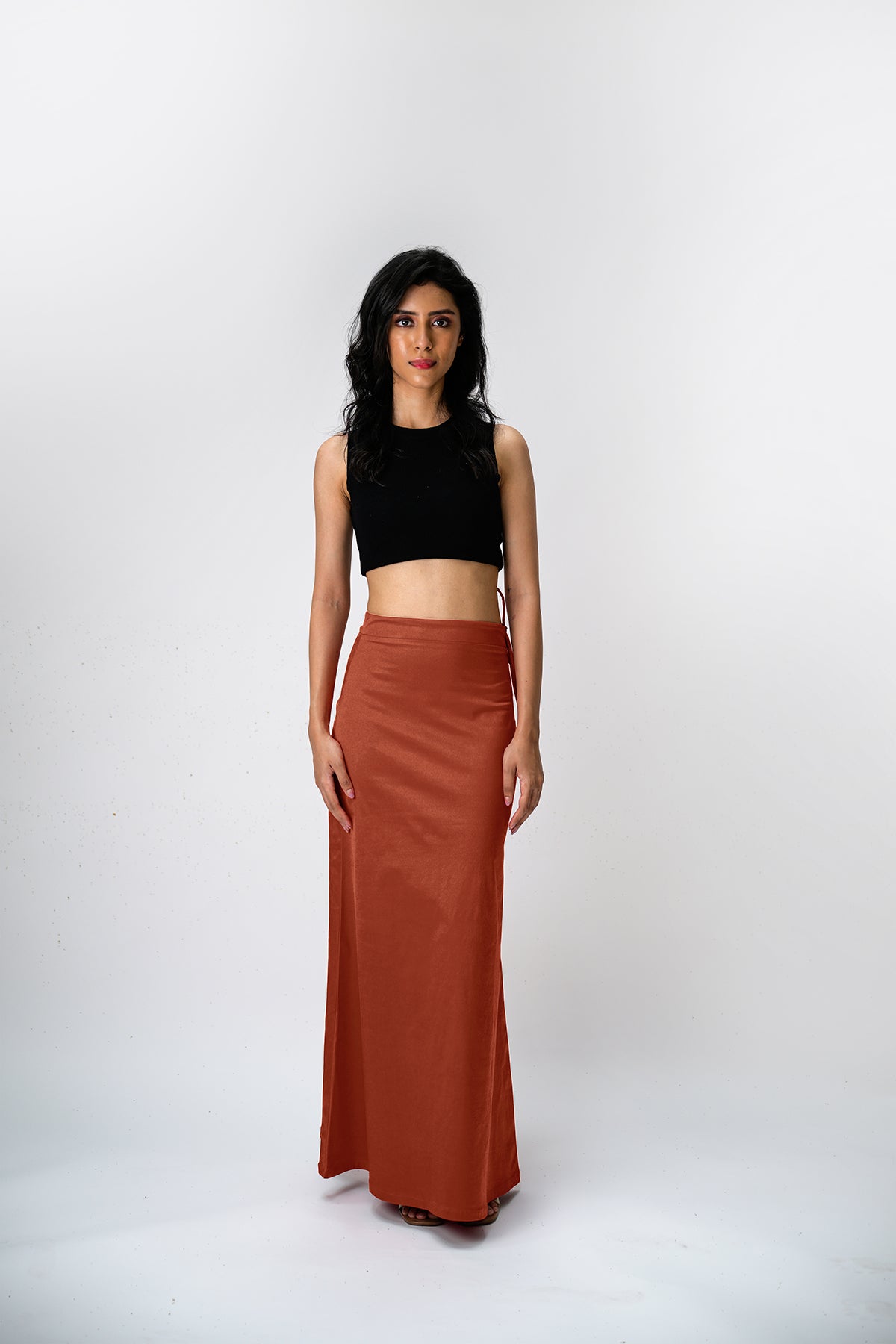 IT'S ME by Sandhya Malkud - Deep Brown Underskirt
