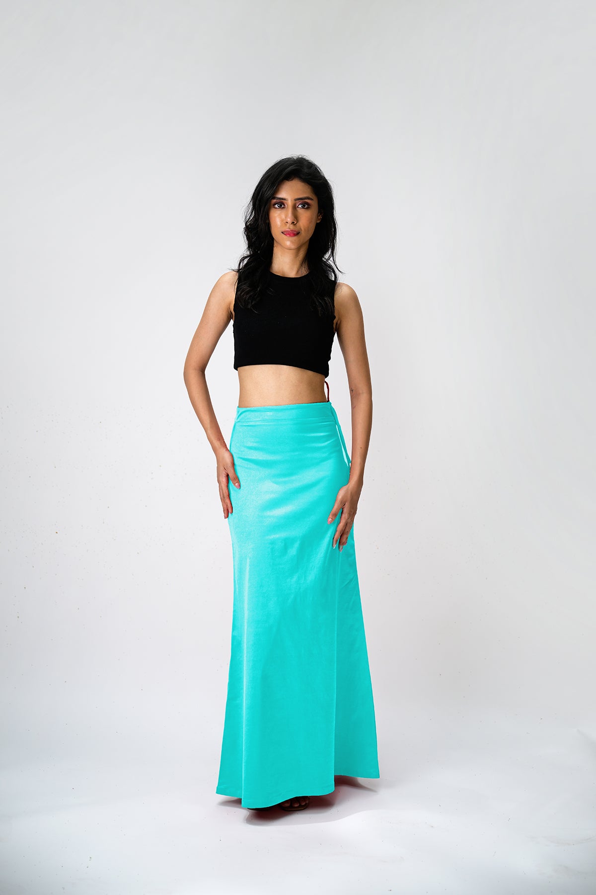 IT'S ME by Sandhya Malkud - Light Teal Underskirt