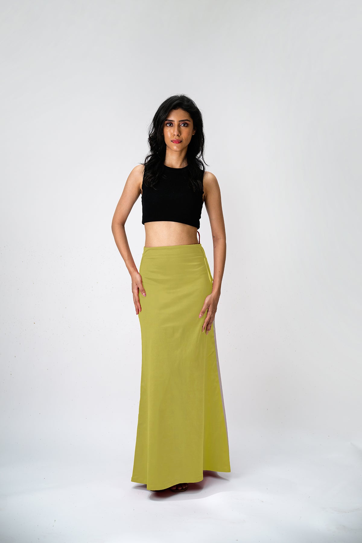 IT'S ME by Sandhya Malkud - Yellow Green Underskirt