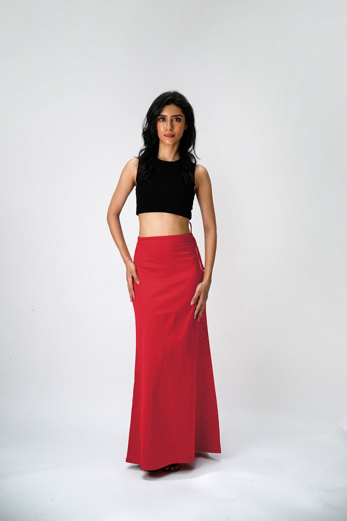 IT'S ME by Sandhya Malkud - Maroon Underskirt