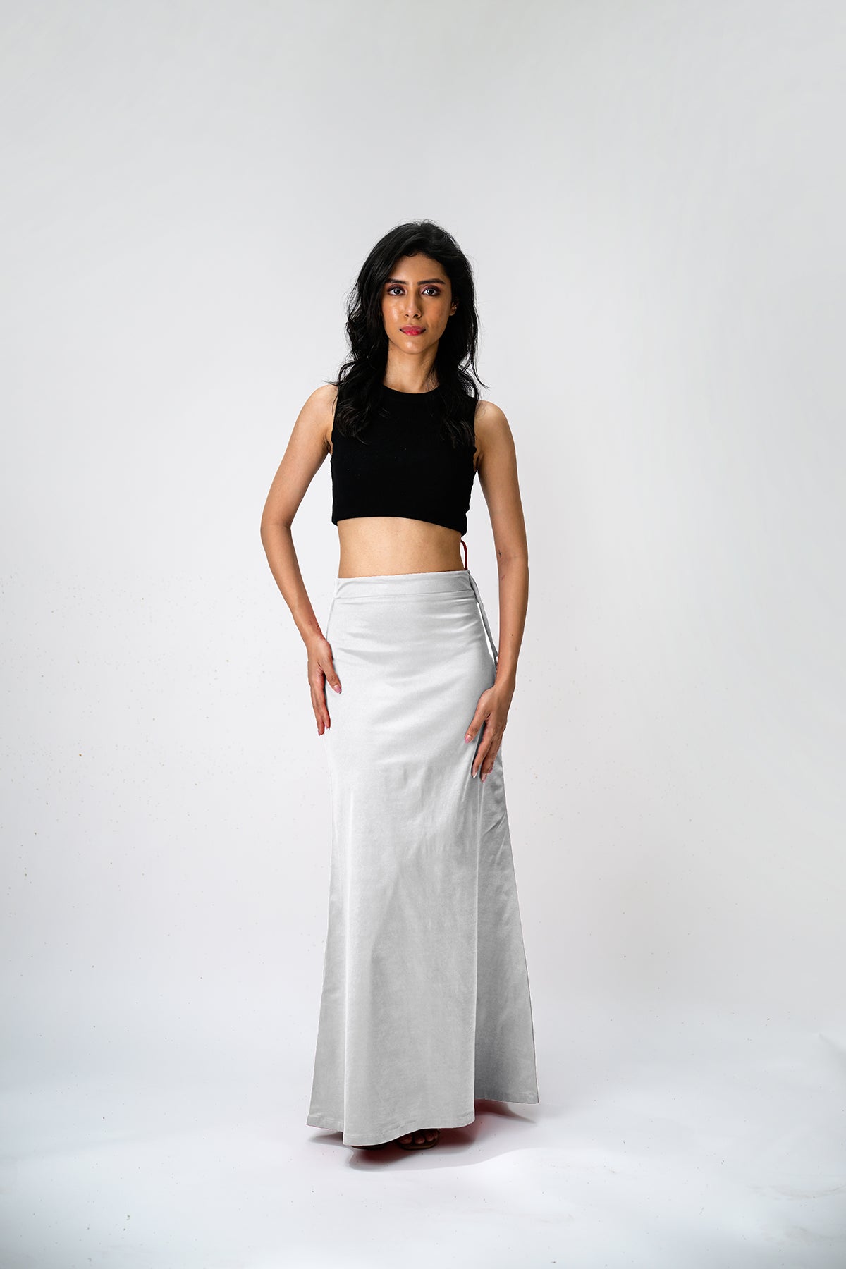 IT'S ME by Sandhya Malkud - Cool Grey Underskirt
