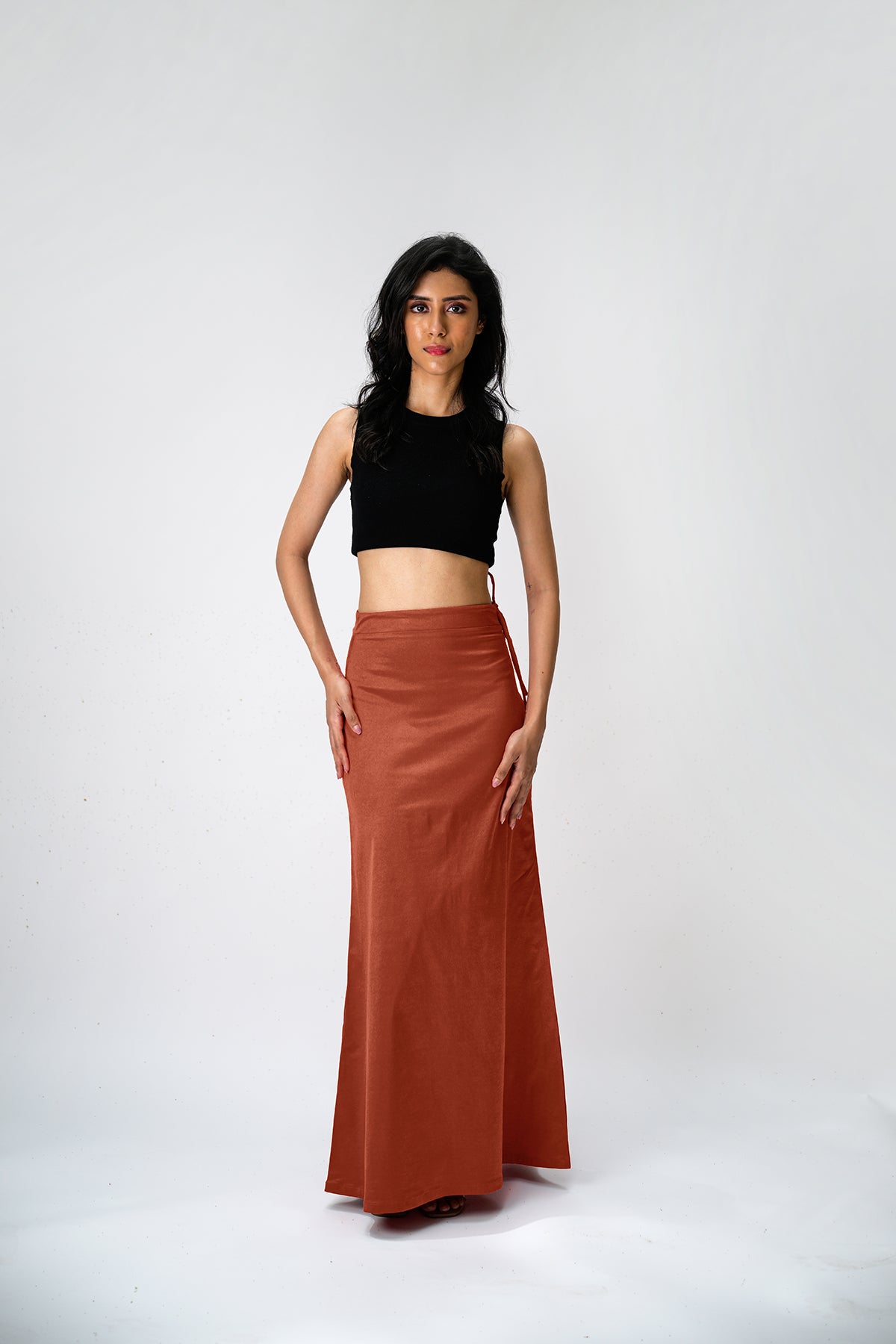 IT'S ME by Sandhya Malkud - Deep Brown Underskirt