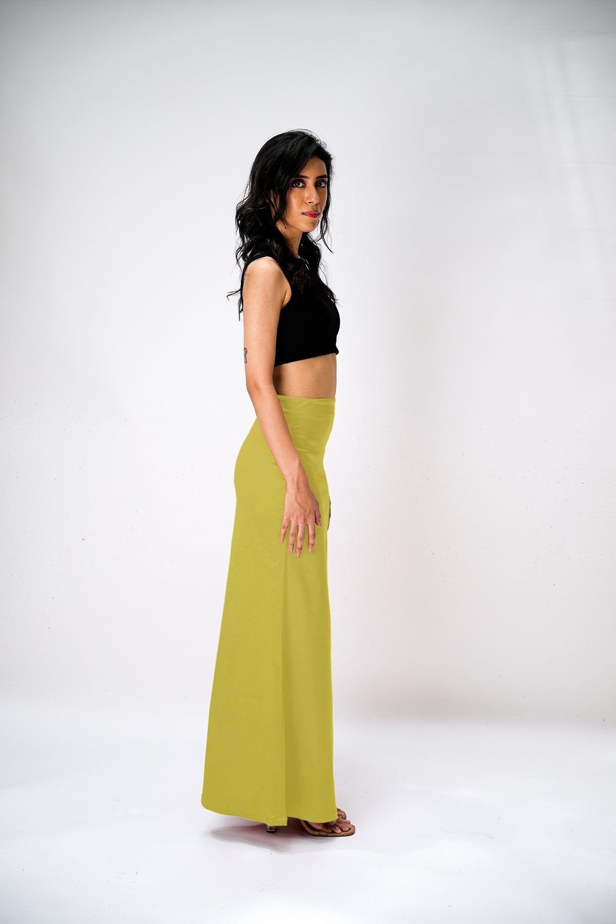 IT'S ME by Sandhya Malkud - Yellow Green Underskirt