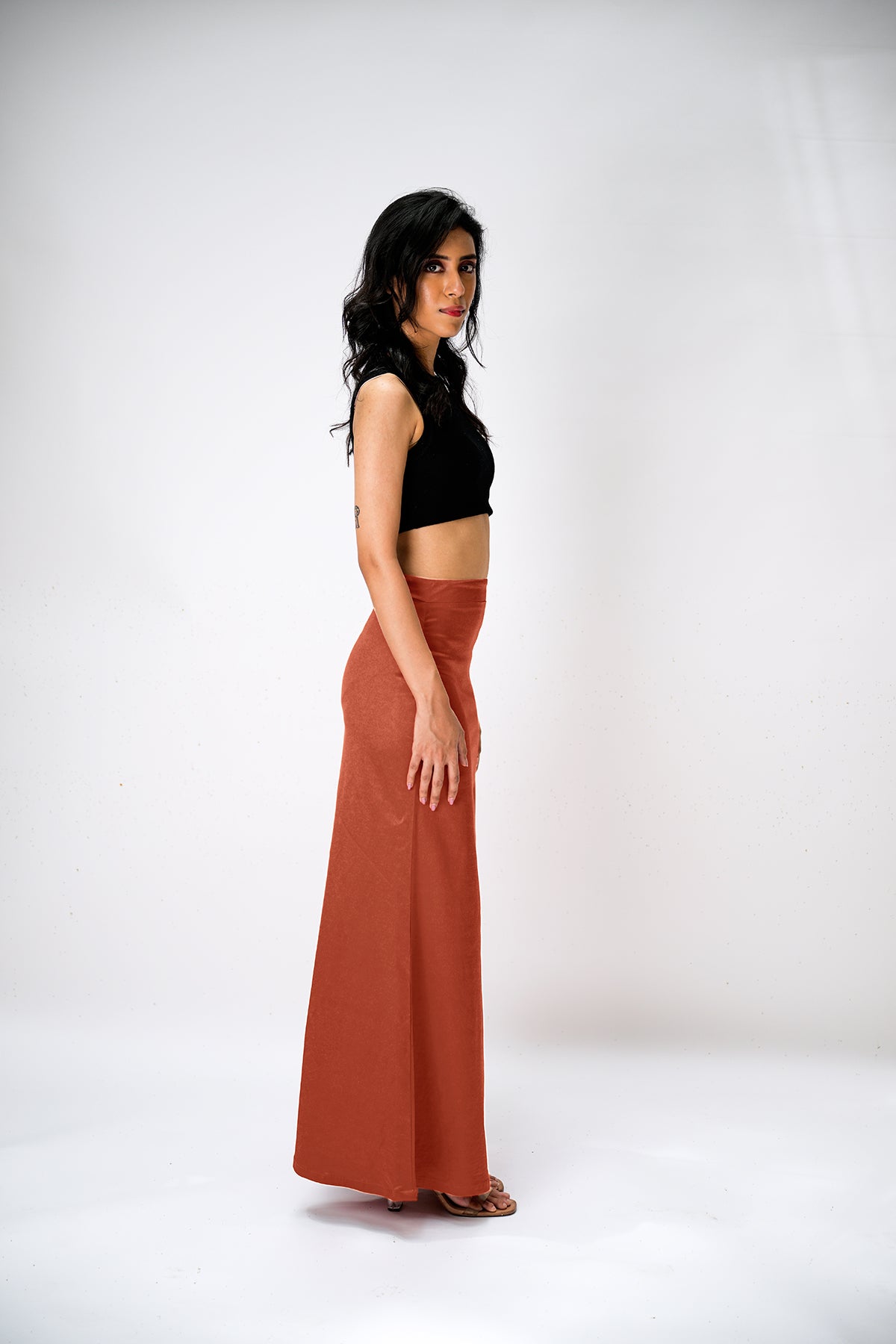 IT'S ME by Sandhya Malkud - Deep Brown Underskirt