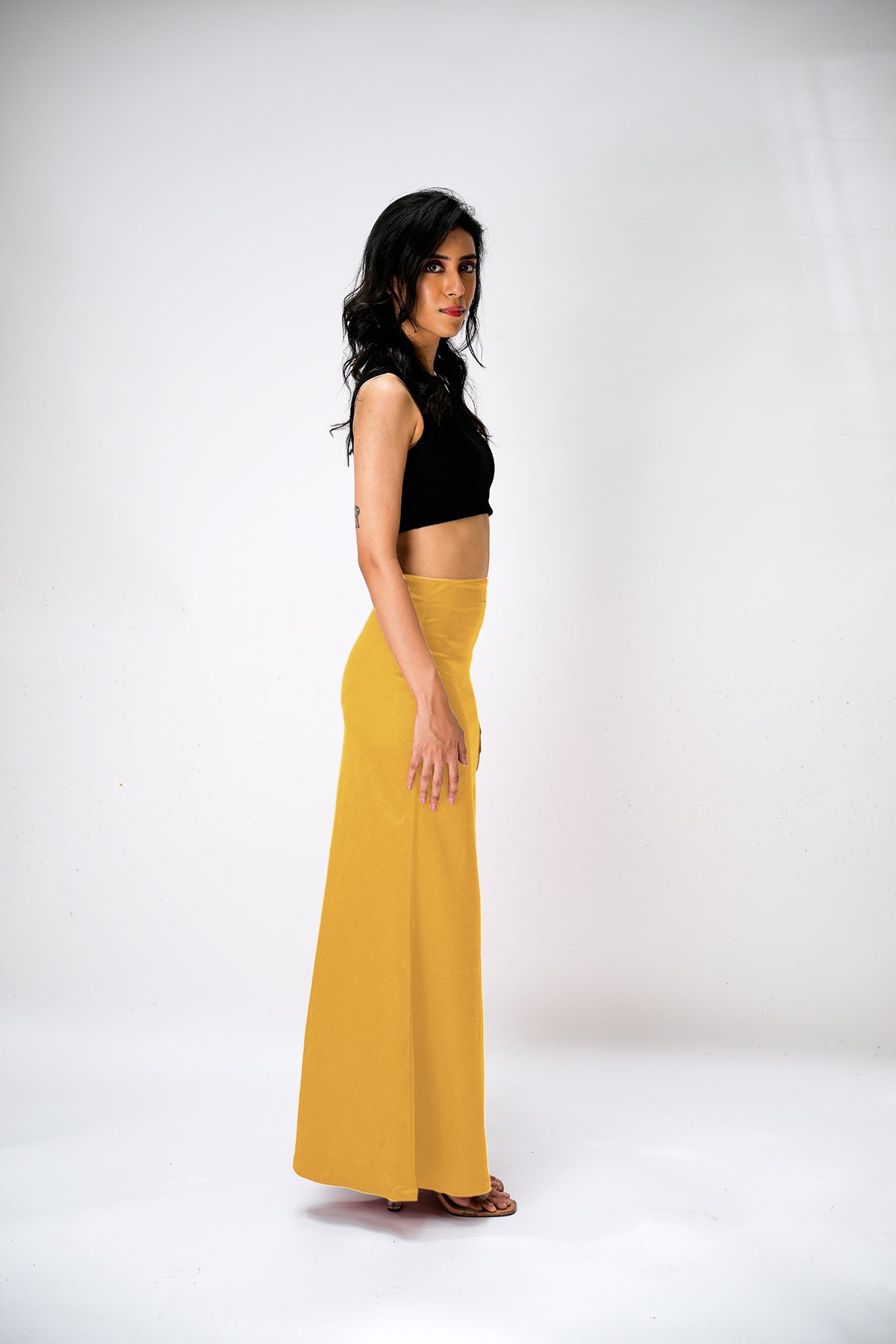IT'S ME by Sandhya Malkud - Gold Beige Underskirt