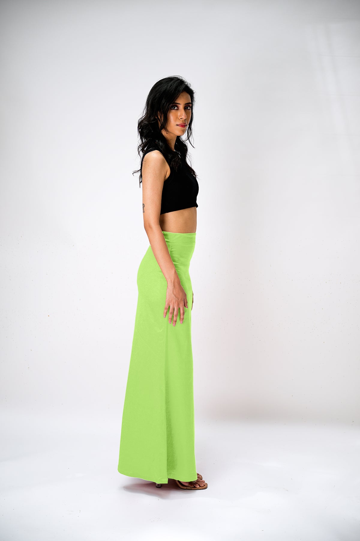 IT'S ME by Sandhya Malkud - Light Green Underskirt