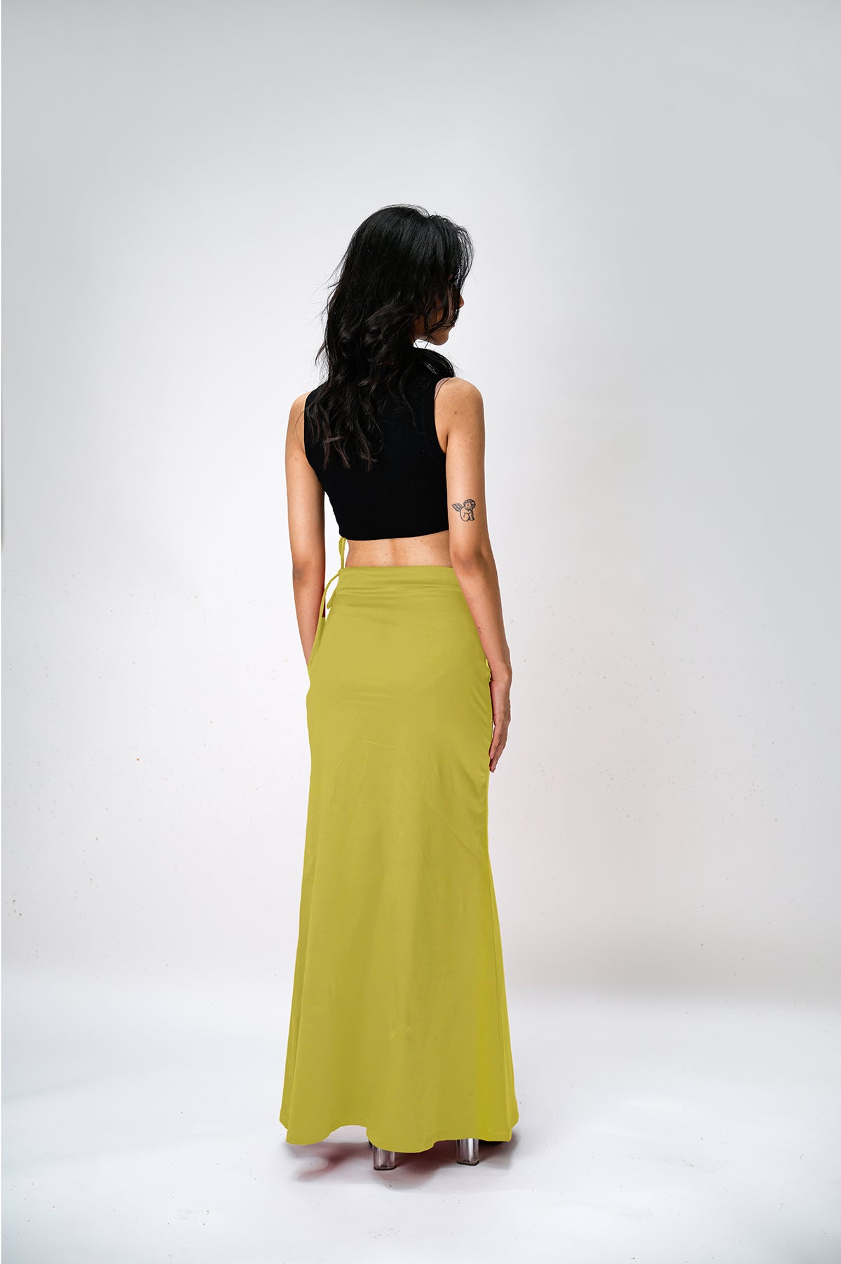 IT'S ME by Sandhya Malkud - Yellow Green Underskirt