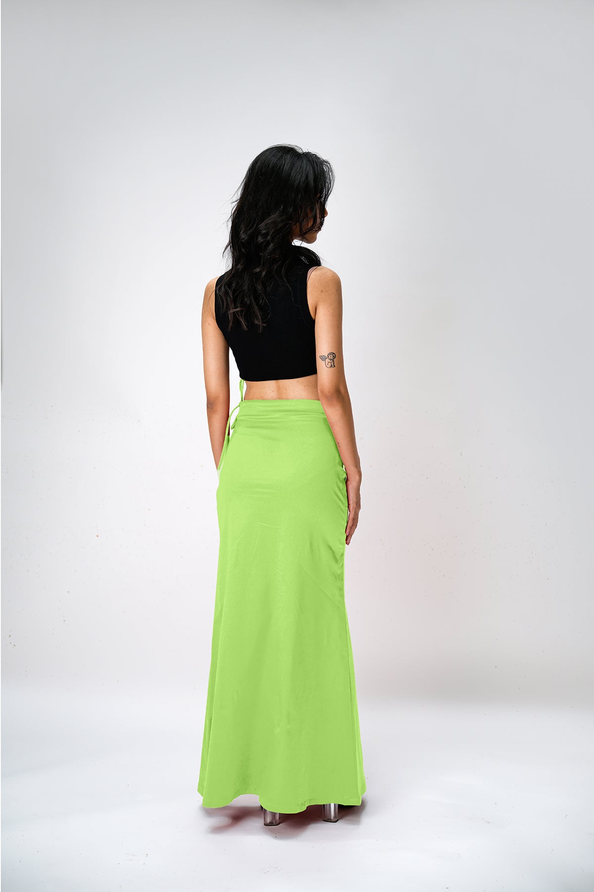 IT'S ME by Sandhya Malkud - Light Green Underskirt