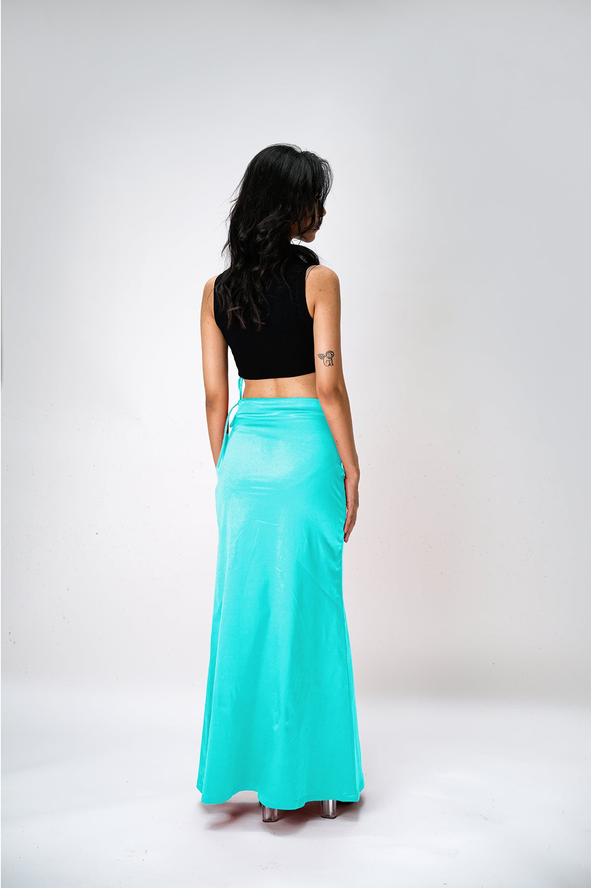 IT'S ME by Sandhya Malkud - Light Teal Underskirt