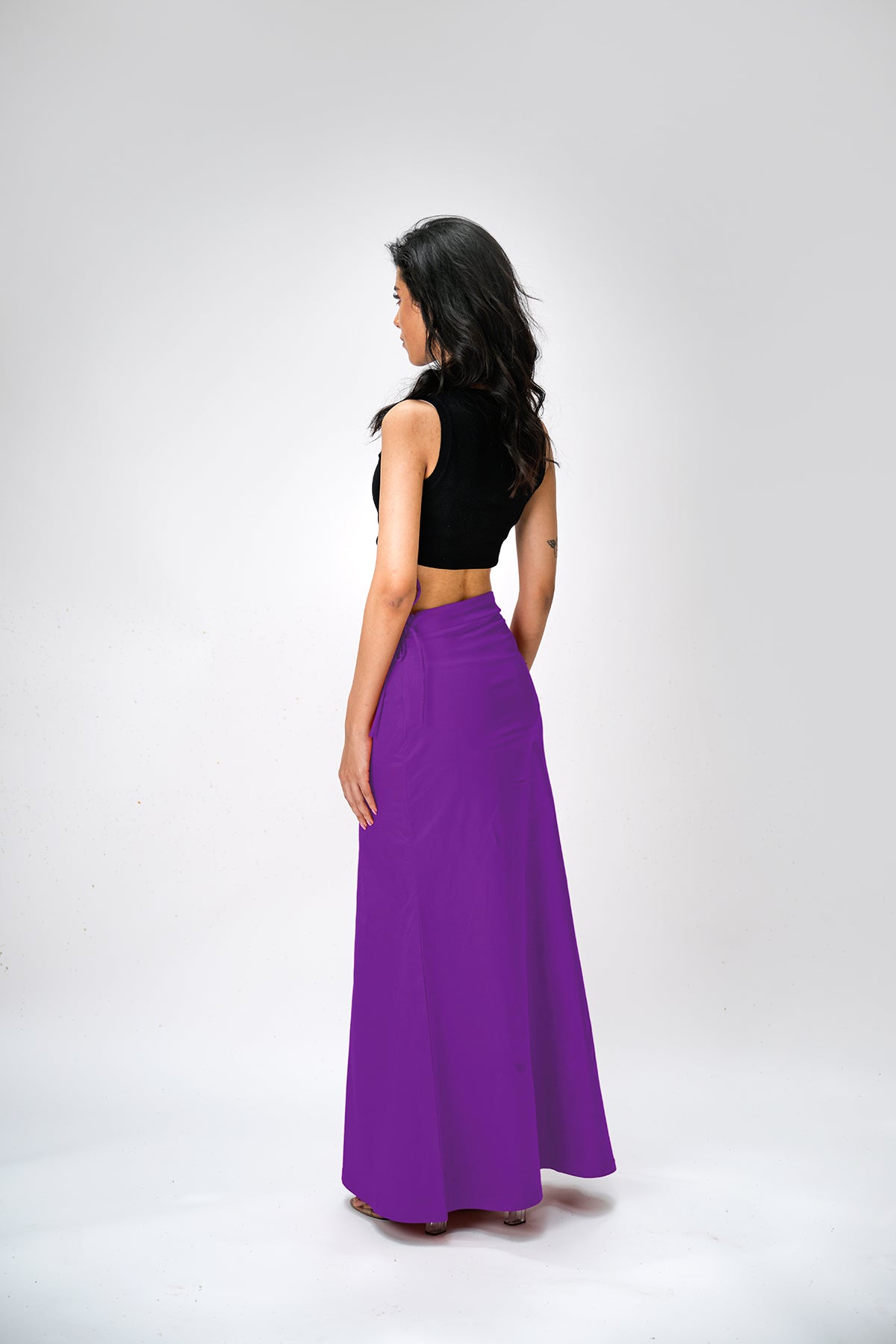 IT'S ME by Sandhya Malkud - Dark Purple Underskirt