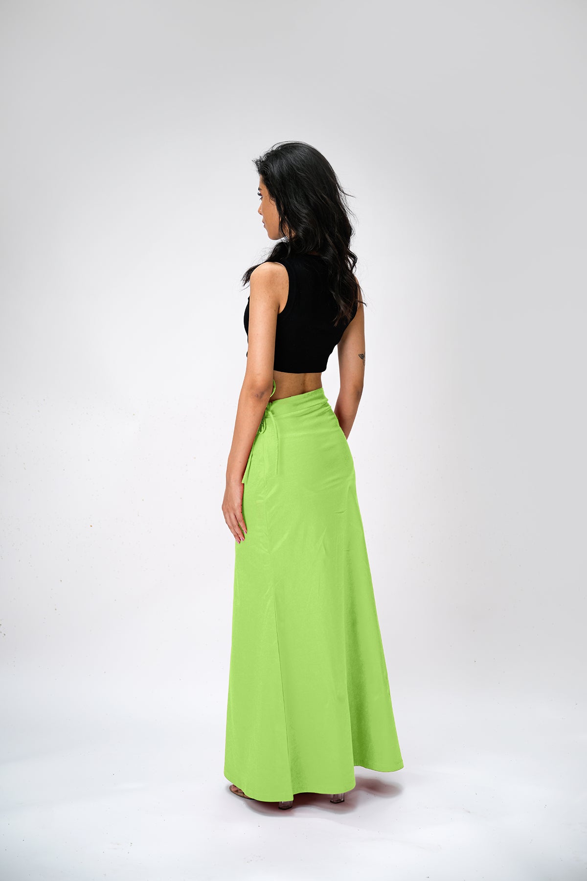 IT'S ME by Sandhya Malkud - Light Green Underskirt