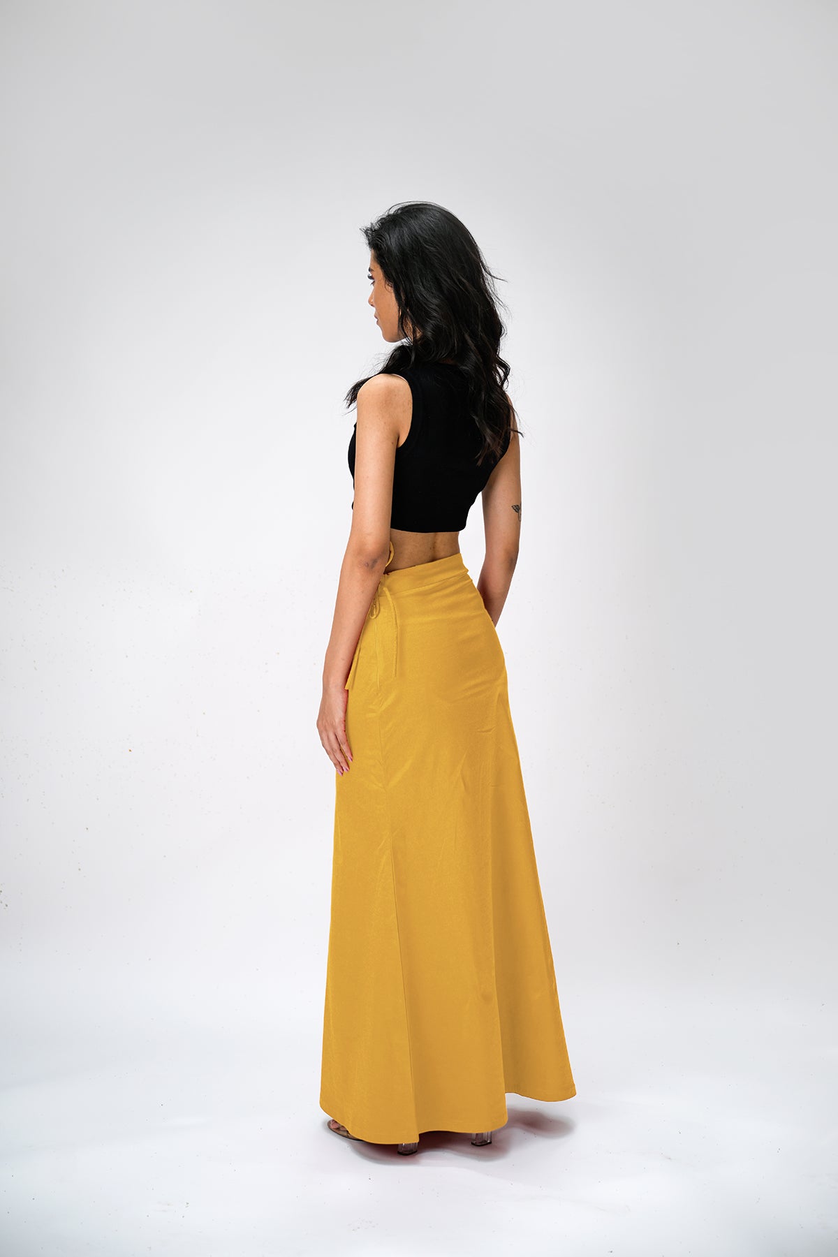 IT'S ME by Sandhya Malkud - Gold Beige Underskirt