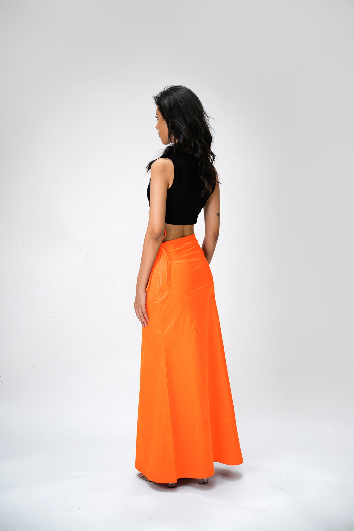IT'S ME by Sandhya Malkud - Orange Underskirt
