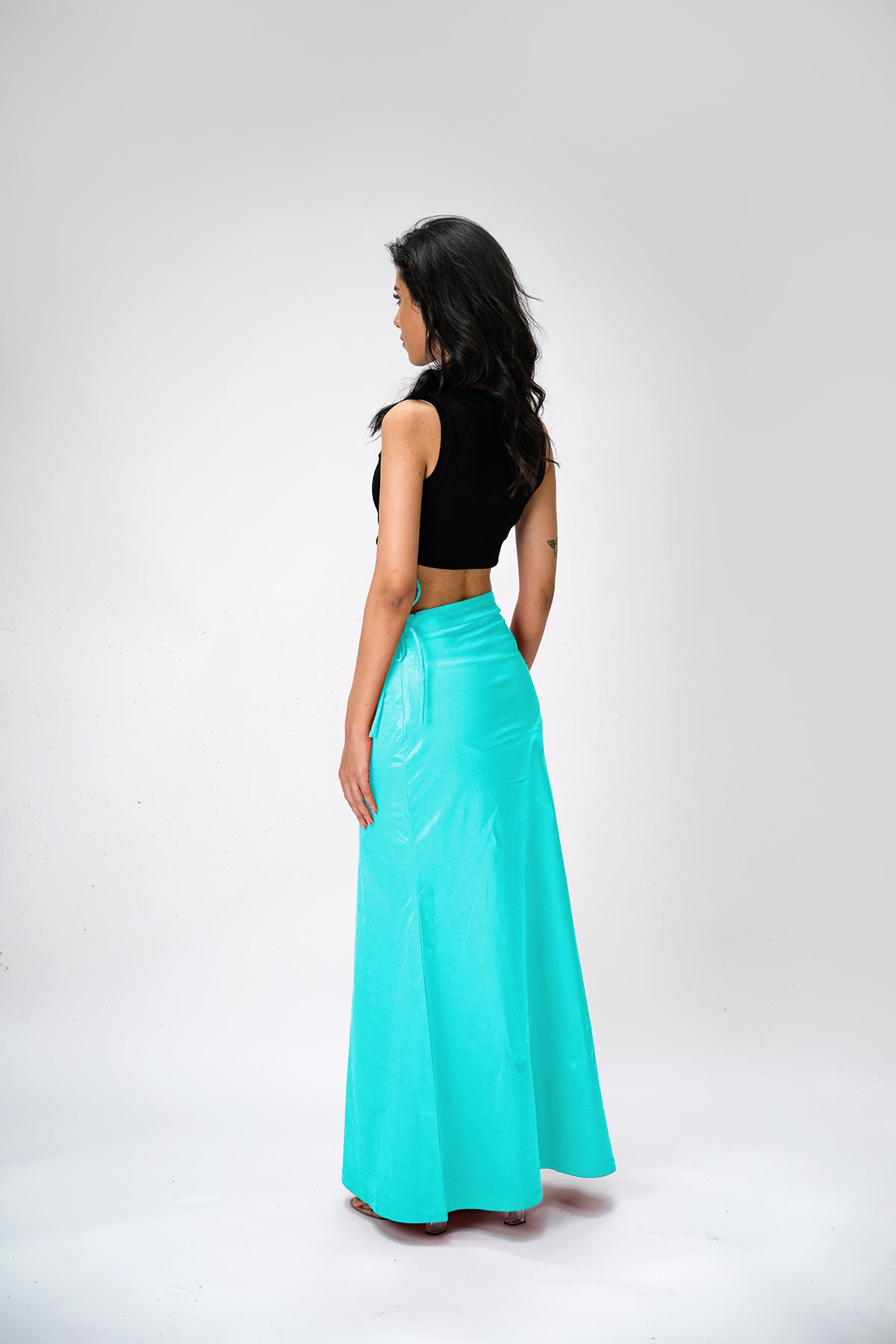 IT'S ME by Sandhya Malkud - Light Teal Underskirt