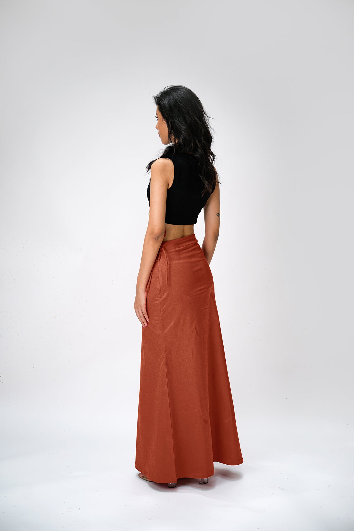 IT'S ME by Sandhya Malkud - Deep Brown Underskirt
