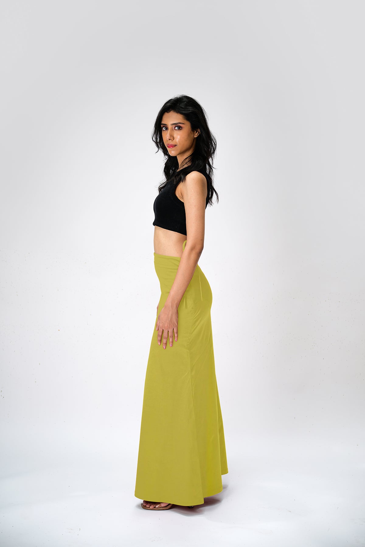 IT'S ME by Sandhya Malkud - Yellow Green Underskirt