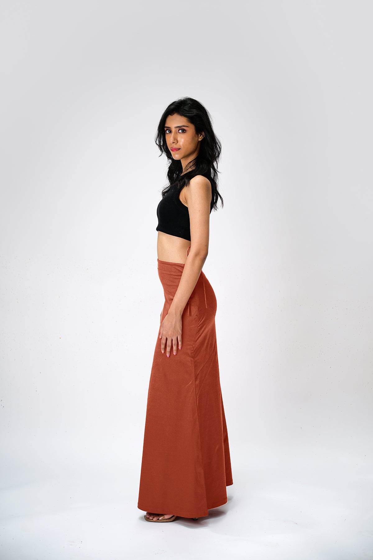 IT'S ME by Sandhya Malkud - Deep Brown Underskirt