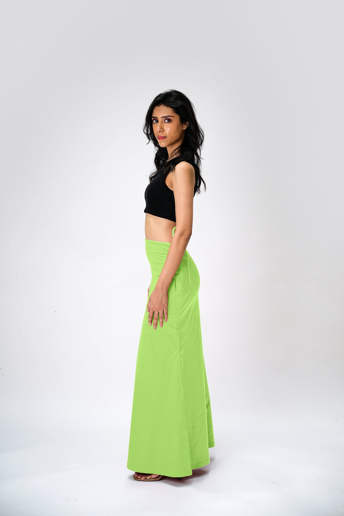 IT'S ME by Sandhya Malkud - Light Green Underskirt