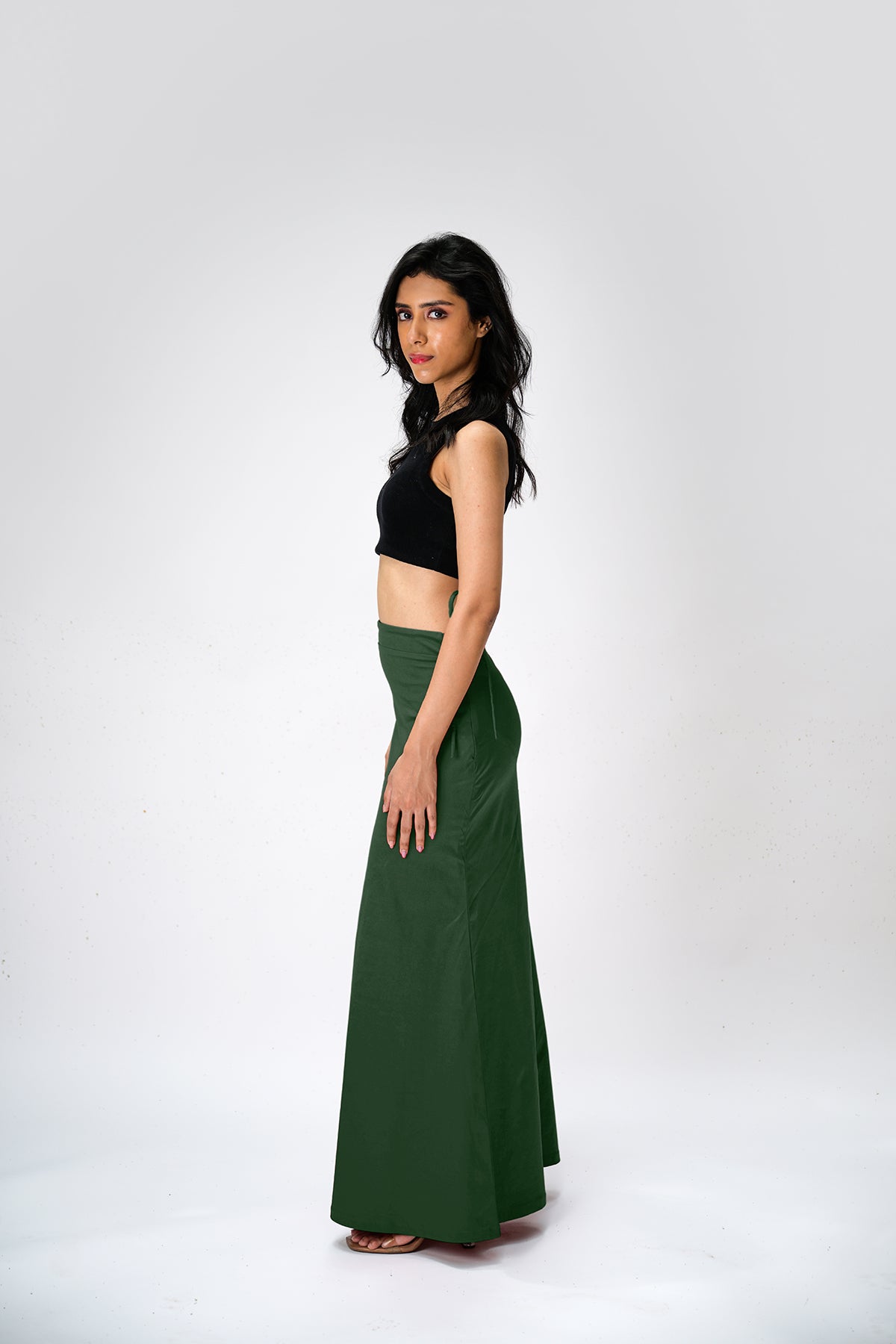 IT'S ME by Sandhya Malkud - Dark Green Underskirt