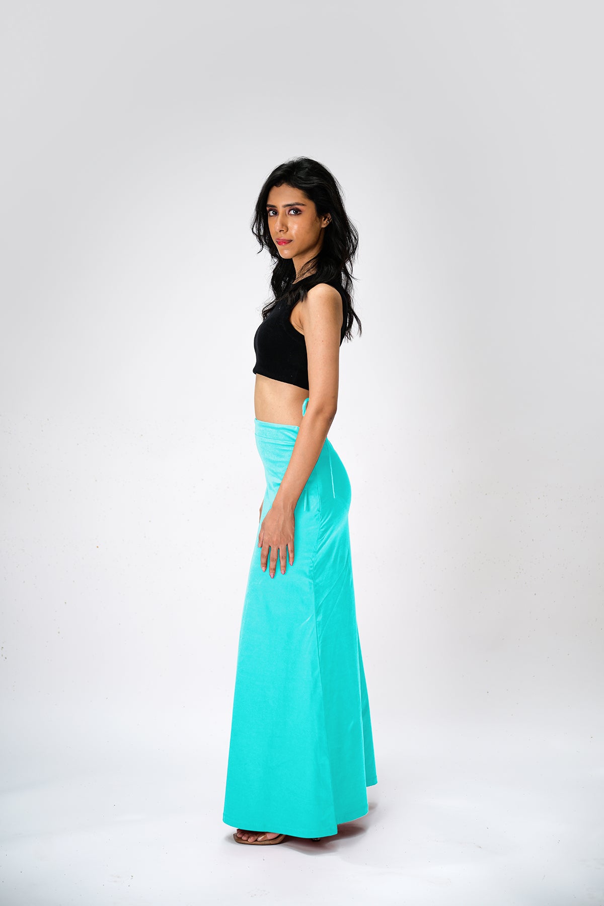 IT'S ME by Sandhya Malkud - Light Teal Underskirt